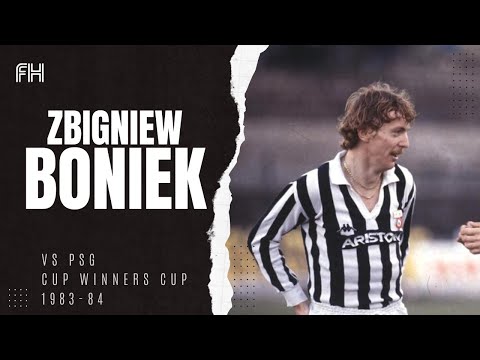 Zbigniew Boniek ● Skills ● Juventus 0-0 PSG ● Cup Winners Cup 1983-84