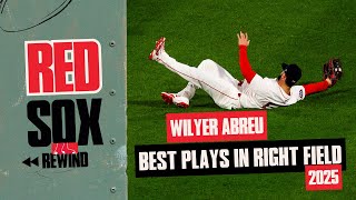 Wilyer Abreu's Best Defensive Plays from 2025 Gold Glove Season | Red Sox Rewind