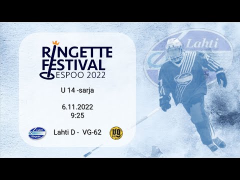 Ringette Festival U14: Lahti D - VG-62. 6.11.22 9:25