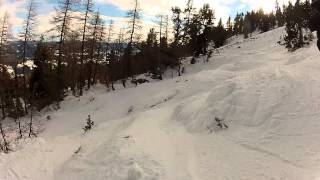 preview picture of video 'Faningberg Skiroute Mausefalle im Lungau GoProHD2'