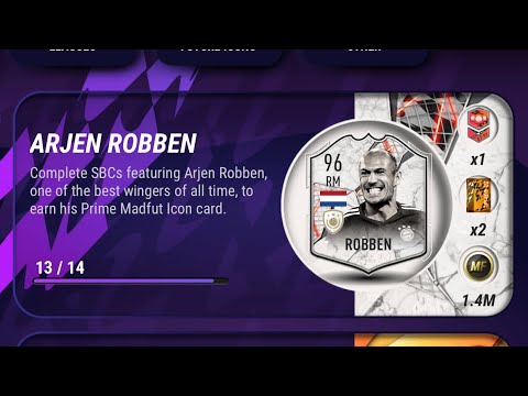 MADFUT 22 ARJEN ROBBEN SBC SOLUTIONS!!!