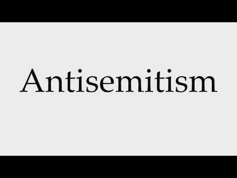 How to Pronounce Antisemitism