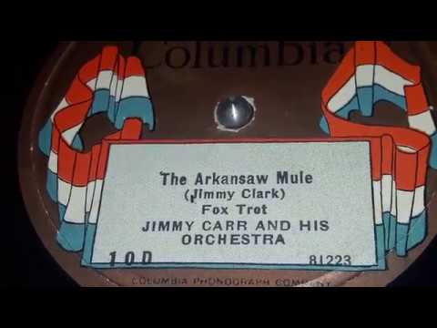 Jimmy Carr & His Orchestra - The Arkansaw Mule (1923)