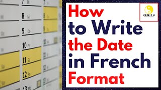 Learn French - Date in French Format | How to Write Birthday in French