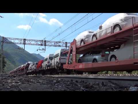 UN GIORNO TRA MERCI, EUROCITY, EUROSTAR E REGIONALI : LINEA DEL BRENNERO A PERI (VR) 17 - 8 - 2017