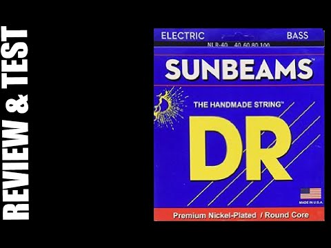 DR Strings NLR-40 Sunbeams, Premium Nickel-Plated / Round Core Bass Strings (40-100, 4 String Set) image 2