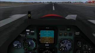 FSX PC-9 Tutorial - Takeoff & Climb