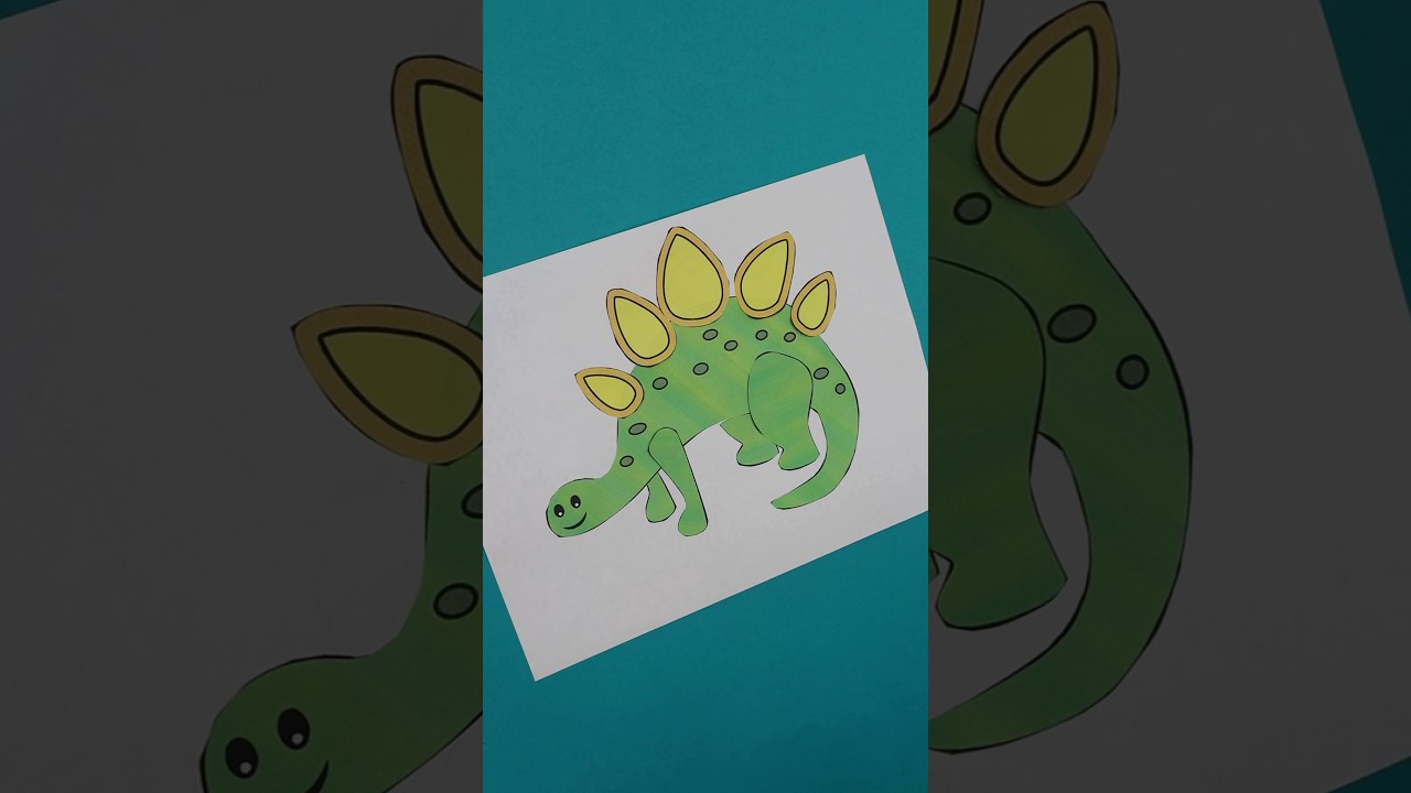 Easy dinosaur craft 🦕