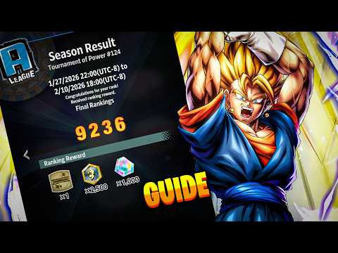 BEST TEAM/UNITS TO USE FOR TOURNAMENT OF POWER SEASON 125 W TIMESTAMPS!!! Dragon Ball Legends