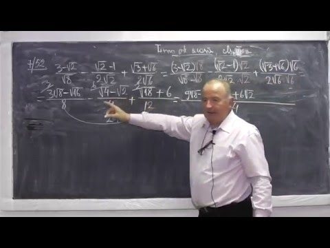 1/2 Lectia 791 - Rationalizarea fractiilor Operatii cu radicali Radicali asemenea - Tema Clasa 7