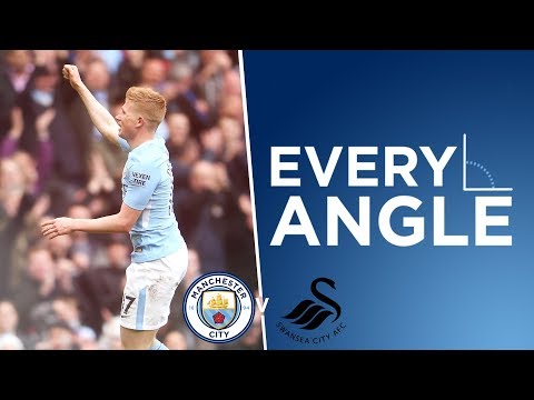 KEVIN DE BRUYNE GOAL  | Man City v Swansea | EVERY ANGLE