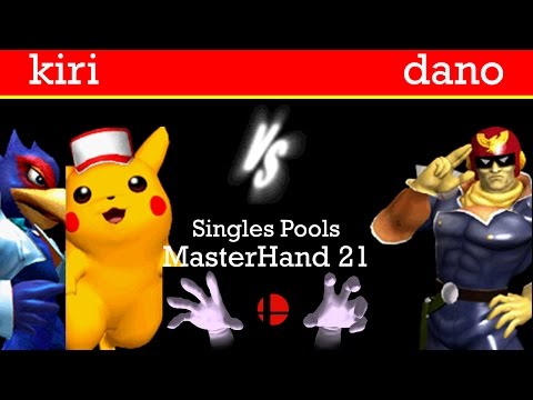 MasterHand 21 Pools - kiri(Falco,Pikachu) vs. dano(C.Falcon)