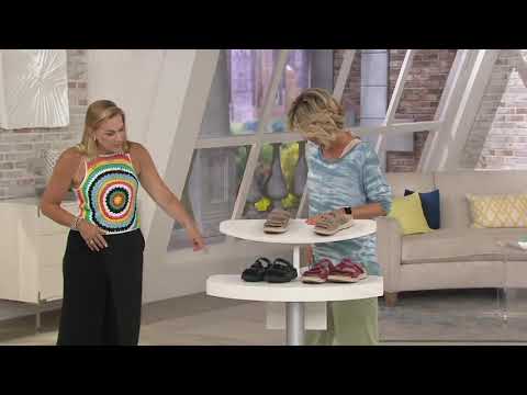 Earth Leather Sport Sandal Slide - Mira Loures on QVC
