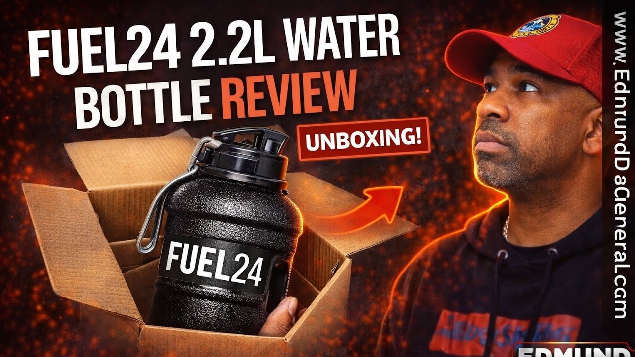 Fuel24 2.2L Water Bottle Unboxing and Review