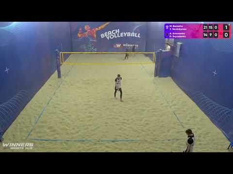 18:40 M. Bedukha / Y. Yevdokymov - A. Antonenko / D. Svyrydenko 05.01.2023 | Winners Beach Volleybal