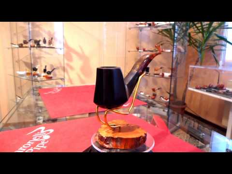 Pipa radica bent panel fatta a mano - www.paronellipipe.it