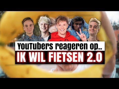 YOUTUBERS REAGEREN OP.. IK WIL FIETSEN 2.0