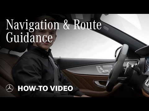 Using Mercedes-Benz Tech Navigation System & Route Guidance