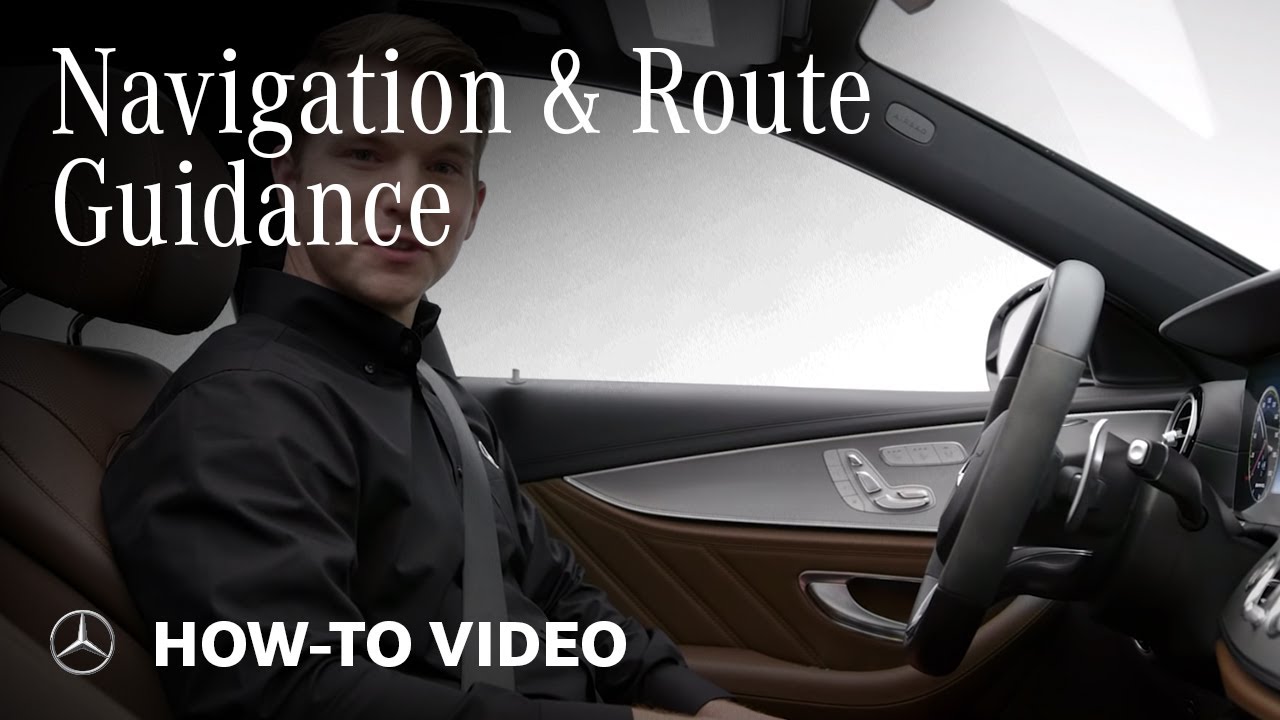 Using Mercedes-Benz Tech Navigation System & Route Guidance