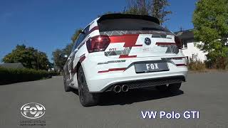 Video: FOX Edelstahl Sportauspuff VW Polo 6 GTI Typ AW