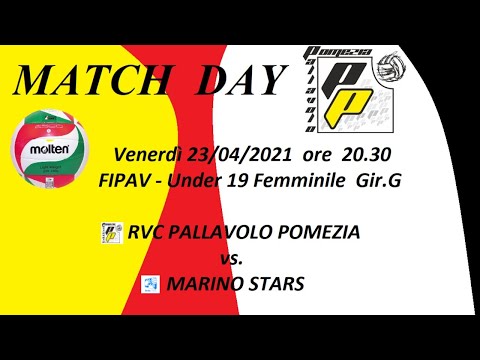 FIPAV U19 FEMM. 230421 -  RVC Pallavolo Pomezia  vs.  Marino Stars
