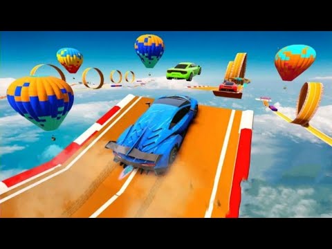 MEGA RAMP CAR STUNTS 3D - Impossible Tracks Race - Android GamePlay - Sports Cars Crazy Stunts Games