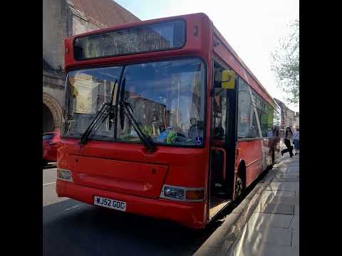 Ex Plymouth Citybus Dart Long *63* Start-up At Chichester Cathedral