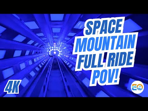 [4K] Space Mountain 4K POV | Full Front Row Ride Experience at Disney’s Magic Kingdom (2025)