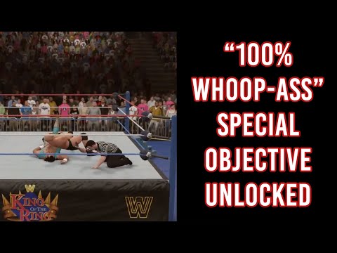 WWE 2K16 - Watch 100% Whoop-Ass Special Objective Get Unlocked