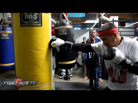 Vasyl Lomachenko's COMPLETE Heavy Bag workout ahead of Jason Sosa fight