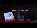 Samsung Note 7 protection "case & screen protector"