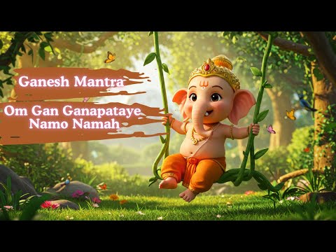 Om Gan Ganpataye Namo Namah – A beautiful Ganesh mantra for kids & families 🐘✨ #BalBhakti