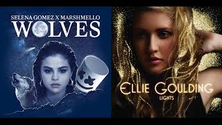 Wolves & Lights - Selena Gomez, Marshmello & Ellie Goulding Mixed Mashup