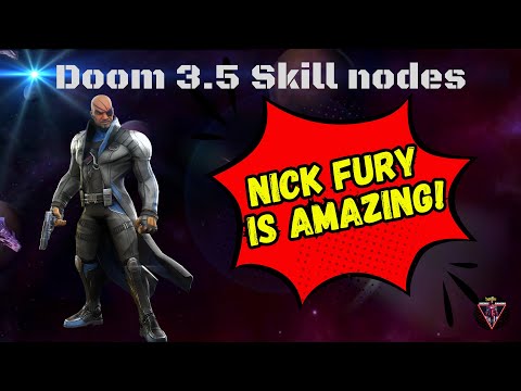 Doom 3.5 Skill nodes using Nick Fury - Marvel Strike Force