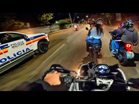 FUG4 NO NOTURNO DE TIGER SPORT, TRACER e XJ 🔥VIATURA SE TELETRANSPORTOU 