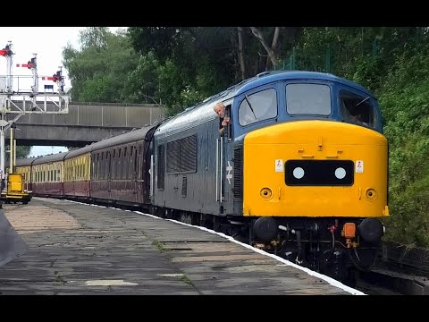 SULZER power!!! 'PEAK', 45108, on the diesel service at the  East Lancs. 8th July 2023