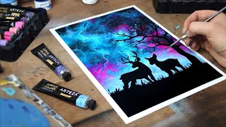 Easy Beginner Acrylic Painting Tutorial