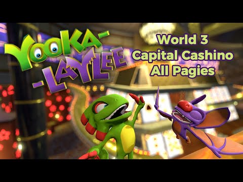 Yooka-Laylee – All Pagies/Tokens in Capital Cashino (World 4, 100% Guide)