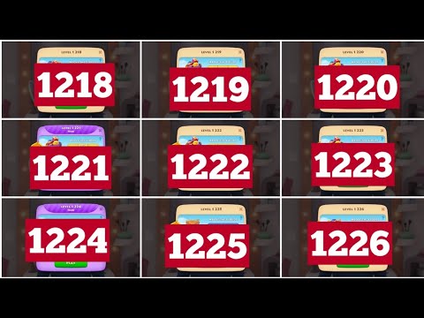 Township Colorful Puzzle Levels 1218, 1219, 1220, 1221, 1222, 1223, 1224, 1225, 1226