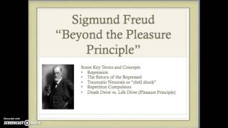 War Literature & Trauma: Sigmund Freud