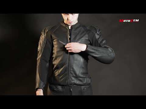 Bunda na motorku Rebelhorn Fighter černá