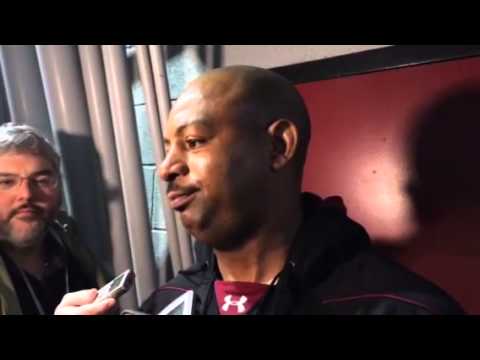 Lorenzo Ward post-practice March 6, 2014