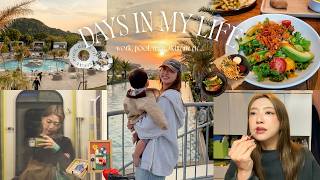 【日常Vlog】パンク寸前の最近の日常🏝️💫プール/メイク/保護者会準備/シール交換