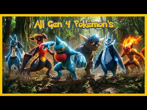 All Gen 4 Pokémon's The 107 Sinnoh  Region Pokémon in the Real Life World!  Pokedex Documentary