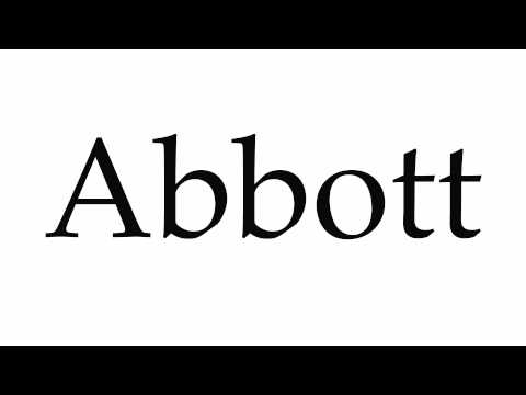 How to Pronounce Abbott