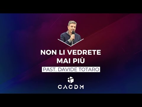 Non li vedrete mai più - Davide Totaro - 08 Giugno 2025