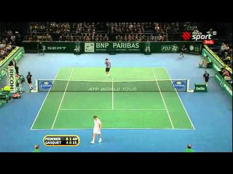 Parijs 2010 2e Ronde - Roger Federer vs Richard Gasquet