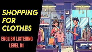 English Listening for Shopping for Clothes – Real Conversation (B1)