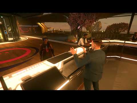 Star Citizen - Pretending to be a bartender and trolling random players^^