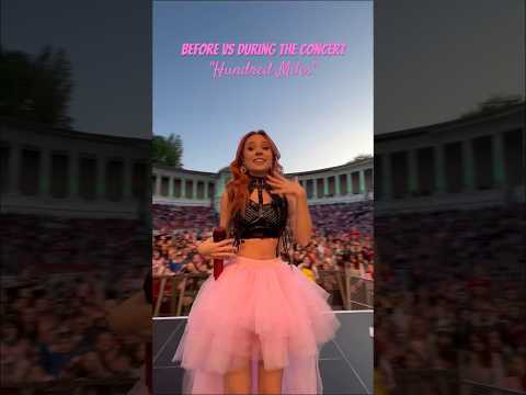"Hundred Miles" in 360 | Before VS During the CONCERT | Andra Gogan